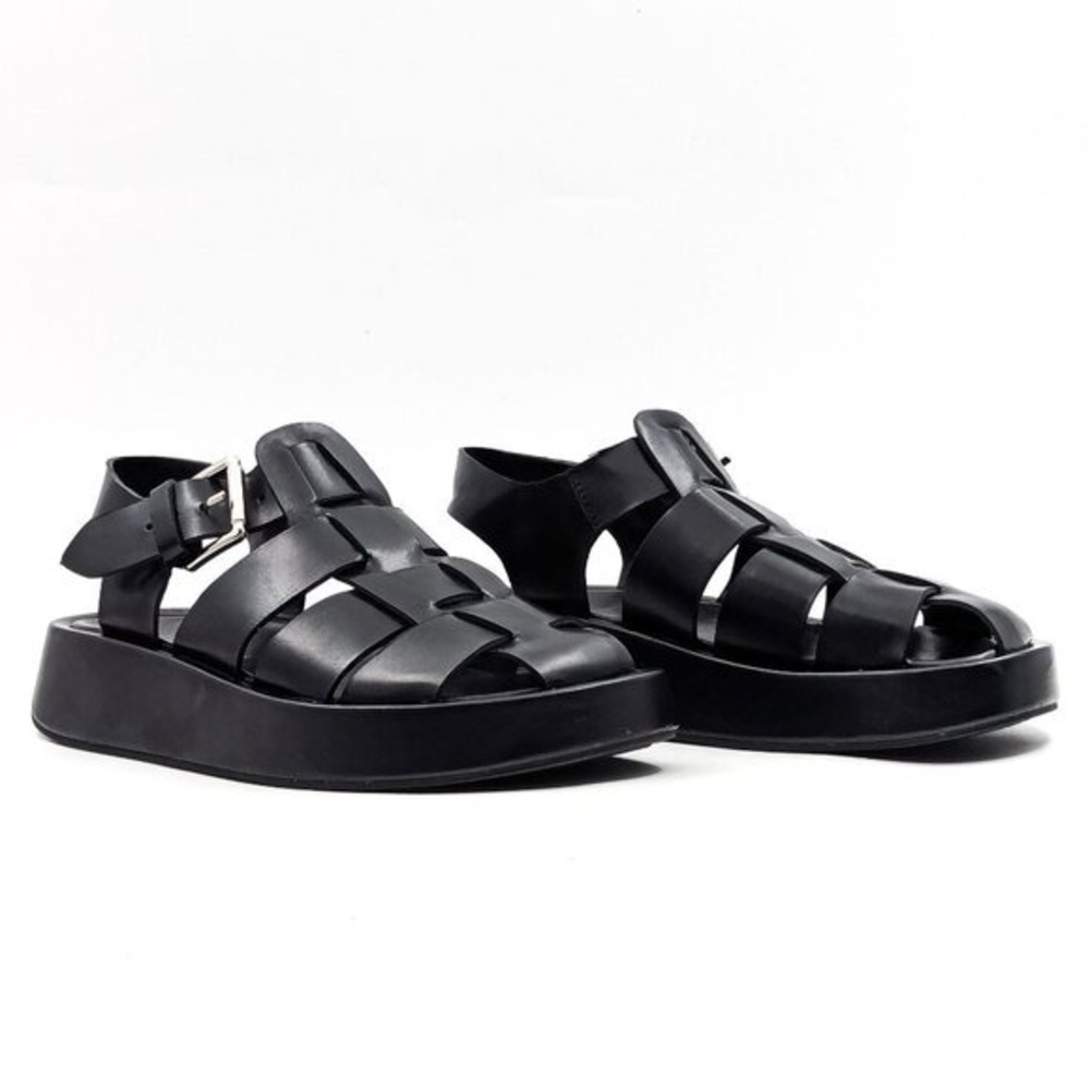 Jeffrey Campbell Black Platform Sandals